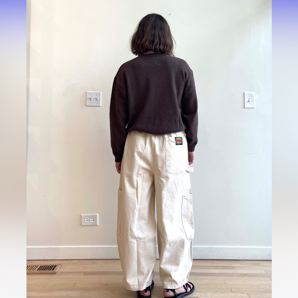 NWT Meals Clothing Chef Pants in Flour - Picture 2 of 11